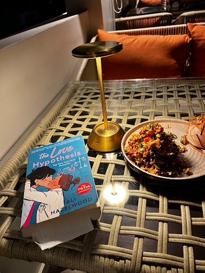 H2O Cafe book and fried rice